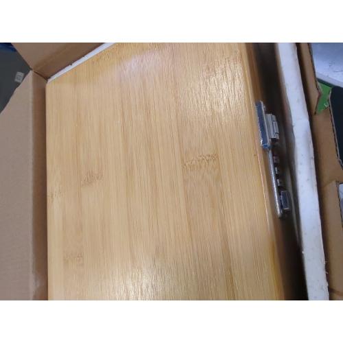 Thoughtful Gift Idea - Premium Bamboo Storage Box Set with Lock, Tray and All Accessories for Elegant Home Office Organization - Mortise and Tenon Joint Design (Bamboo)