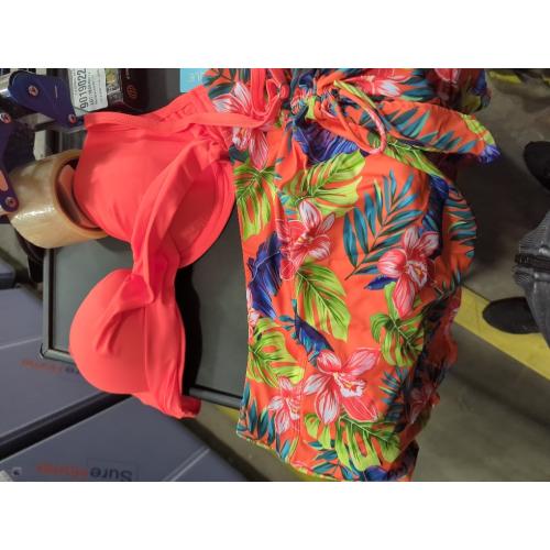 Size L Yonique Womens Underwire Bikini with Skirt - Push Up Bathing Suit Two Piece High Waisted Swimsuit 2025 Swimwear