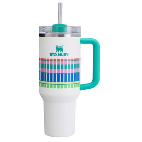 STANLEY Quencher H20 FlowState Stainless Steel Vacuum Insulated Tumbler with Lid and Straw for Water  Iced Tea or Coffee Summe