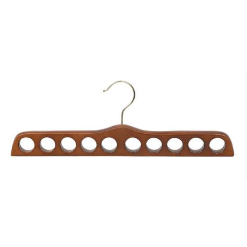 Walnut Wood Scarf Hanger W/ 10 Holes