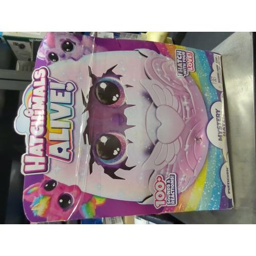 Hatchimals Alive, Mystery Hatch Pufficorn, Surprise Interactive Toy & Egg with Mist, Lights & Sounds (Styles May Vary), Gifts & Stocking Stuffers for Girls & Boys