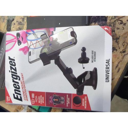 Energizer Car Accessory Dash and Window Extendable Mount: Automotive Electronics, iPhone Holder, Black, 1-Year Warranty