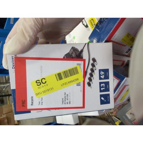 Belker 12W 3V 4.5V 5V 6V 7.5V 9V 12V Adjustable Voltage Universal AC/DC Adapter Power Supply for Household Electronics,Micro USB - 1A Max. [BN]