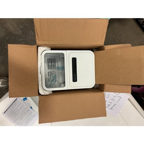 Midea MERI26B1AGY Countertop Bullet-Ice Maker, 8 Ice Bullets Ready in 6 Minutes, 26lbs/24H, Self-Cleaning Function with Ice Scoop and Basket for Home/Office/RV