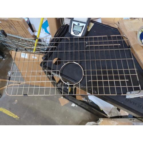 Kitchen Sink Grid and Sink Protectors, 26 Stainless Steel Sink Grids | Stainless Steel Sink Grids for Bottom of Kitchen Sinks, 26 x 14 1/16 with Rear Drain for Single Bowl Sinks
