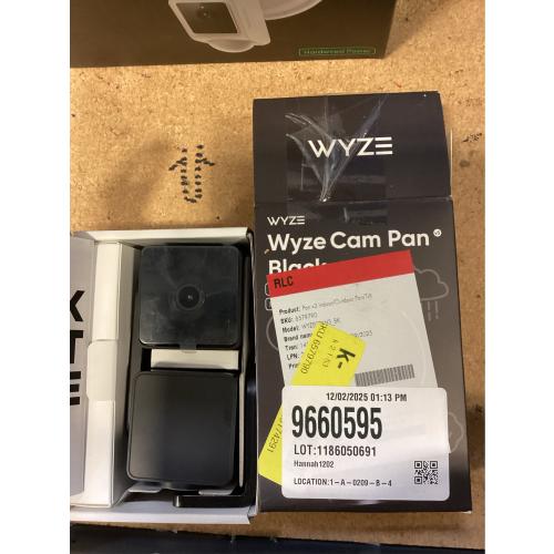 Pan V3 Wired Indoor/Outdoor 1080P HD Home Security Camera with Privacy Mode, Black