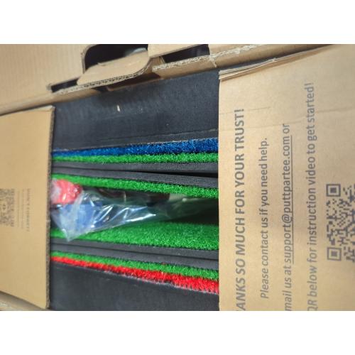 Portable Kids Golf Pong Putting Game Set – Indoor & Outdoor Mini Golf – Fun Yard Game - Adjustable Putters, Quality Base, Real Balls – Perfect for Family Competitions