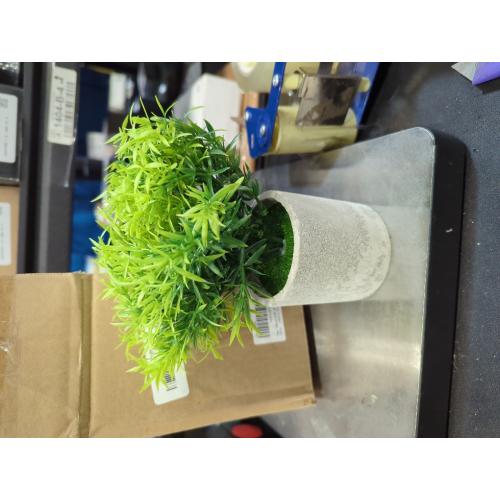 Velener Artificial Potted Rosemary Plants- Rustic Farmhouse Topiary Shrubs for Decoration Centerpieces Living Room, Shelf Bedroom Aesthetic Green Bathroom Accessories Boho Small Desk Plant Office