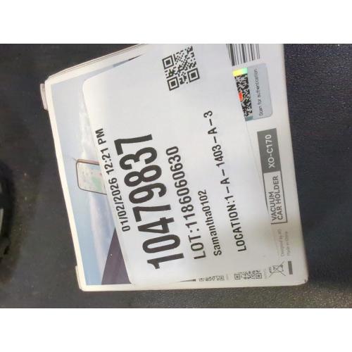 Supporto Magnetico per Auto XO C170 per Smartphone - Supporto a Vuoto - Rotazione a 360° - Pulsante Di Rilascio - Anello Metallico Incluso - Nero