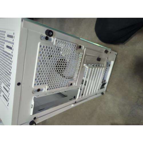 Thermaltake S200 TG ARGB Snow ATX Tempered Glass Mid Tower Gaming Computer Chassis with 120mm ARGB Lite Front Fan Pre-Installed CA-1X2-00M6WN-00