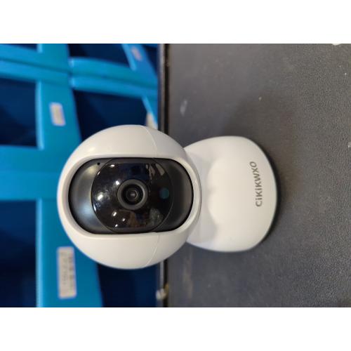 White 2.4&5GHz WiFi Indoor Security Camera,2K/3MP Camera for Home Security, 355° Pan/Tilt Pet Cam, IR Night Vision Baby Monitor, 2-Way Audio, Motion Tracking, Cloud & SD Card Storage