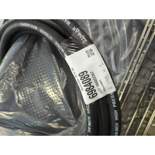 Black and Red NAINAI 3/8 Kink Resistant Pressure Washer Hose,Industrial Grade Double Layer Steel Braided & NonMarking Rubber for Hot/Cold Water Power Washer Hose With 3/8 Inch Quick Connector,4200PSI Length unknown