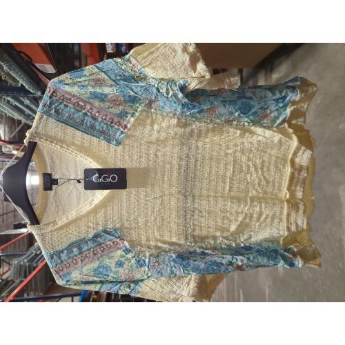 Size Large Womens V Neck Bell Sleeve Asymmetrical High Low Tops Casual Chiffon V Neck 3/4 Sleeve Blouse Flowy Tops