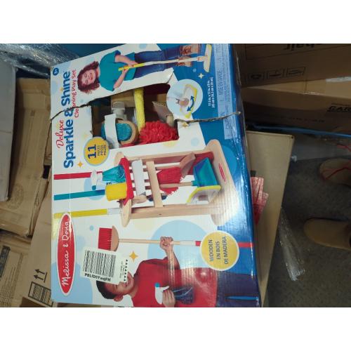 Melissa & Doug Deluxe Sparkle and Shine Cleaning Play Set