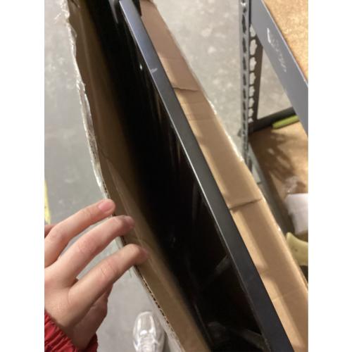 COMOMY 36 Extra Tall Baby Gate for Stairs Doorways, Fits Openings 29.5 to 40.6 Wide, Auto Close Sturdy Safety Dog Gate for House, Pressure Mounted Easy Walk Through Pet Gate with Door, White