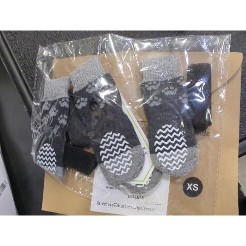 EXPAWLORER Anti Slip Dog Socks to Prevent Licking Paws, Dog Shoes for Hot Pavement, Dog Booties for Small Medium Large Senior Dogs, Traction Control Boots & Paw Protectors for Hardwood Floors