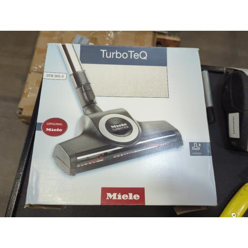 Miele TurboTeQ Turbo Brush STB 305-3, Attachable Floorhead for Effortless Vacuuming of Low-Medium Pile Carpet Black 28cm x 28cm