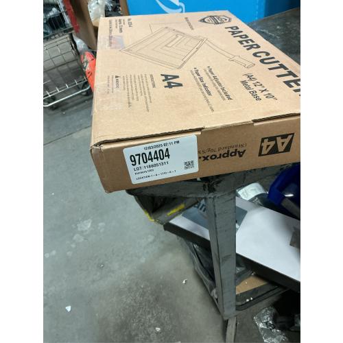 ISDIR Guillotine Paper Cutter 12 with Integrated Pressure Bar – Heavy Duty Metal Base, 12-Sheet Capacity, Magnetic Guide & Safety Guard – Precision Trimmer for Cardstock, Crafts, DIY, Photos & Office