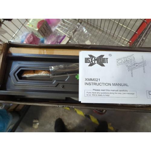 USX MOUNT Full Motion TV Wall Mount for Most 32-70 inch TVs up to 99 lbs, Wall Mount Bracket with Dual Articulating Arms, Swivel, Tilt, Max VESA 400x400mm, TV Mount Fits 12”/16” Wood Studs