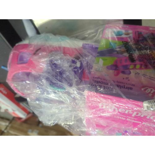 Fisher-Price Little People Barbie Toddler Toy Little Dream Plane with Lights Music