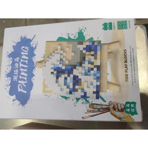 World Famous Painting Mini Building Block Set for Home and Office Decoration WKLJM-03 (Waves)
