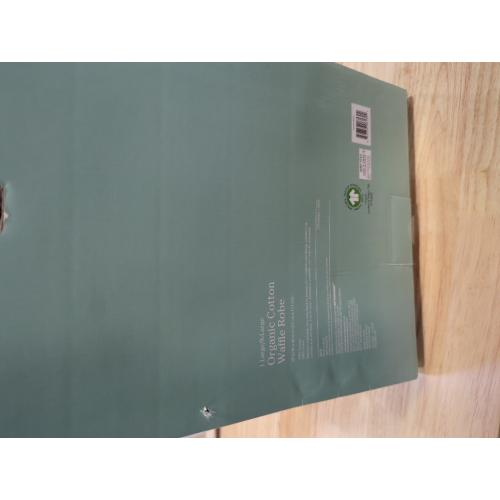 Haven Waffle Large/X-Large Organic Cotton Robe in White