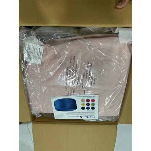 Homguava 4 FT Bean Bag Chair: 4' Bean Bags with Memory Foam Filled, Large Beanbag Chairs Soft Sofa with Dutch Velvet Cover-Light Pink