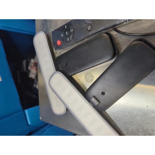 2 Pack Picture Lights for Wall, Rechargeable LED Picture Light Battery Operated with Remote, Dimmable Poster Light for Paintings, Portraits, Art Frames, Display Lighting for Wall Decor,Black