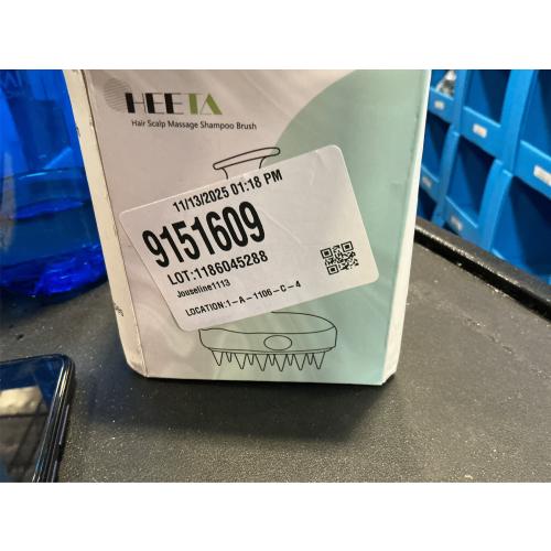 HEETA Scalp Massager 2 Pack, one item missing for Hair Growth, Soft Silicone Bristles to Remove Dandruff and Relieve Itching, Scalp Scrubber for Hair Care Relax, Shampoo Brush for Wet Dry Use, New Grey & Beige