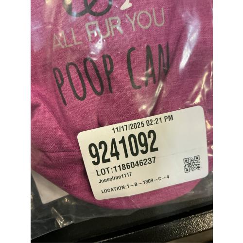 All Fur You Poop Can - Dog Waste Container with Dispenser, Attaches to Leash, No Mess, Smell Proof, Ideal for Hiking, Walking, Camping, Travel