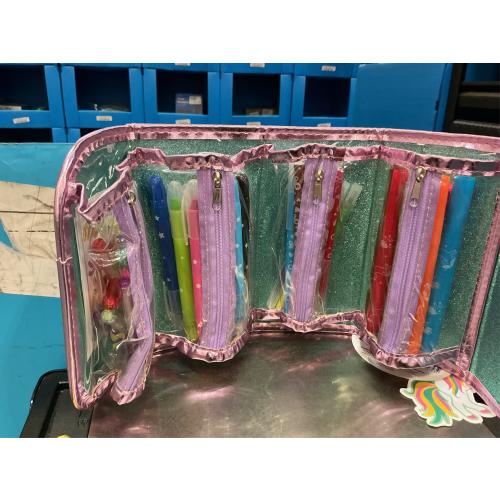 AmitiÃ Lane Fruit Scented Markers Set with Unicorn Pencil Case - Perfect Unicorn Gifts for Girls or for Art and Craft Colouring