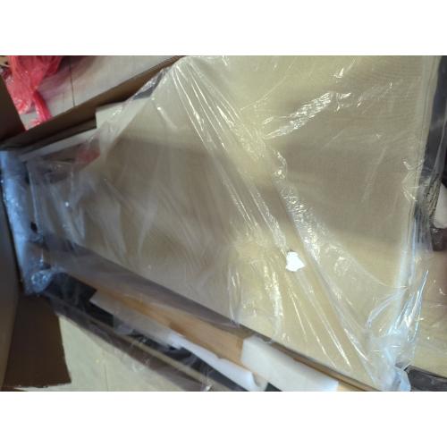 iPormis Queen Bed Frame with Upholstered Wingback Button Tufted Storage Headboard, Luxurious Platform Bed with Charging Station, Sturdy Wooden Slats Support,No Box Spring Needed,Beige