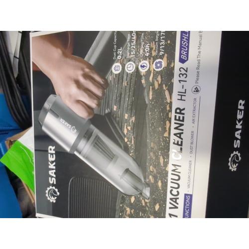 Saker Car Vacuum Portable Cordless Handheld Car Vacuum 15000PA High Power with Brushless Motor and Blower for Cars,Office,Home Cleaning HL107B