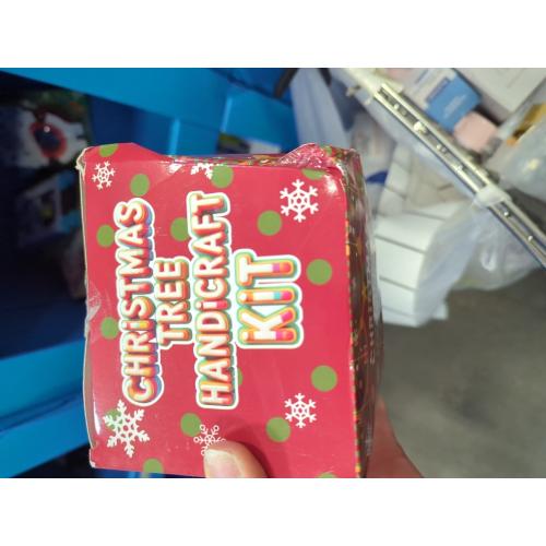 12Pack Christmas Trees DIY Crafts Kit - Air Dry Clay Christmas Crafts for Kids - Creative Air Dry Clay Modeling Indoor Decorations - Kids Christmas Trees Crafts Gift for School Winter Party Fun