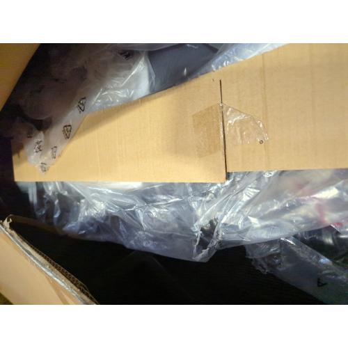 LVB Black Desk, Modern Gaming Writing Computer Desk for Home Office, Metal Wood Study Work PC Computer Table for Bedroom, Industrial Executive Student Workstation Desk, 47 Inch, Black Oak