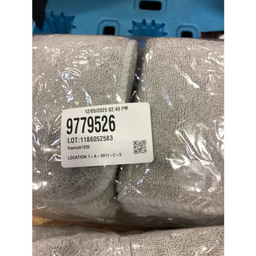 Haven Turkish Cotton Washcloth in Harbor Mist Grey Pack of 6