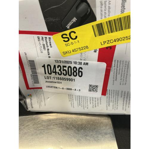 Microsoft Bluetooth Mobile Mouse 3600 Black - Bluetooth Connectivity - BlueTrack Enabled - 4-way Scroll Wheel - Ambidextrous Design