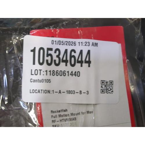 Rocketfish - Full-Motion TV Wall Mount for Most 19 - 39 TVs - Black