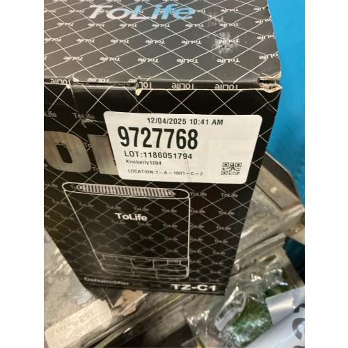 ToLife Dehumidifiers for Home 30 OZ Water Tank with Auto-Off, Portable Small Dehumidifier for Room, Bathroom, Bedroom, RV, Closet 500 sq.ft, 7 Colors LED Light, Black, TZ-C1