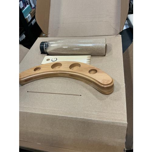 ENSO SENSORY Japanese Zen Garden Kit for Desk – 12” Bamboo Sand Garden Zen Décor | Meditation Gift | Sensory Therapy Tool for Mindfulness & Emotional Wellness