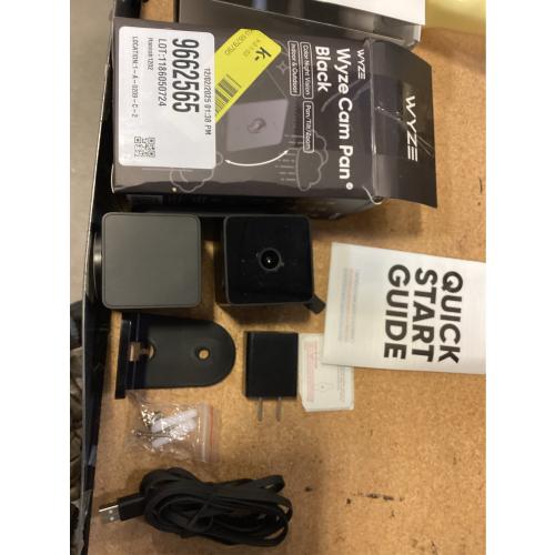 Pan V3 Wired Indoor/Outdoor 1080P HD Home Security Camera with Privacy Mode, Black