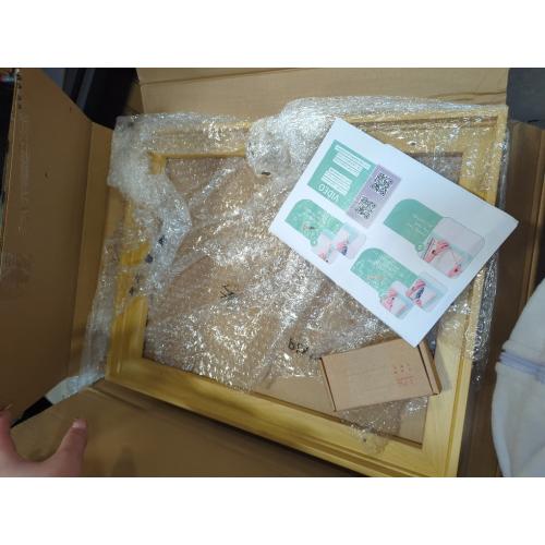 PIXY CANVAS Floater Frame 12x12 for 3/4 (0.75) inch Deep Canvas Paintings/Canvas Prints/Wood Canvas Panels/Wall Art/Wall Decor/Home Decor/Artwork (Brass Gold, 12 x 12 inch, Square)