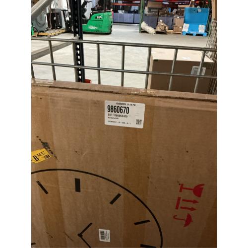 Vantic 32 Inch Large Wall Clock, Roman Numeral Metal Oversized Wall Clocks for Living Room Decor, Bedroom and Kitchen, Completely Silent, Non Ticking, Battery Operated