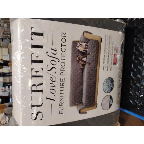SureFit Pet Protector Sofa Furniture Cover in Gray