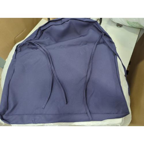 HARBOREST Outdoor Chair Cushions Set of 2, Water Resistant Patio Chair Cushions with Ties, Outdoor Seat Cushions for Patio Furniture, 17x16x2, Navy