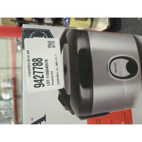 Aroma 8 Cup Rice Cooker - Stainless Steel ARC-904SB