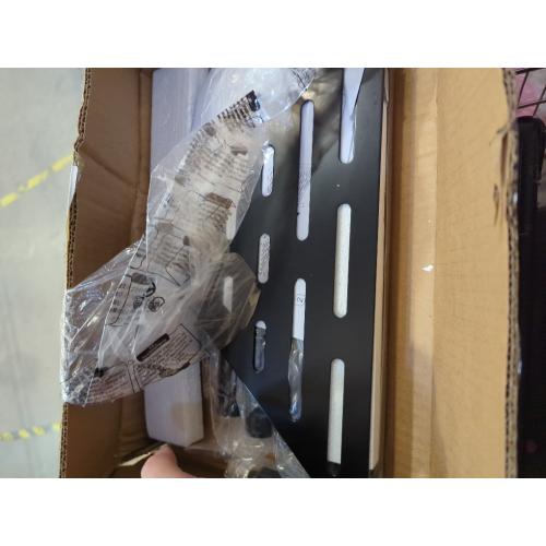 IBosins Shower Stool for Shaving Legs Corner Shower Stool for Inside Shower Small Bench Bath Seat Shower Accesories with Storage Shelf (Black Metal)