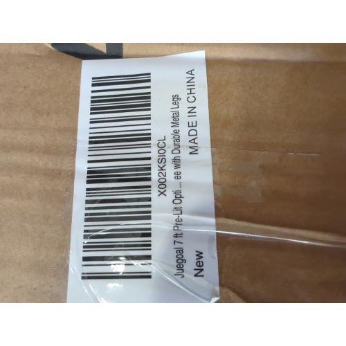 Juegoal 7 ft Pre-Lit Optical Fiber Christmas Artificial Tree, with LED RGB Color Changing Led Lights, Snowflakes and Top Star, Festive Party Holiday Fake Multicolor Xmas Tree with Sturdy Metal Legs