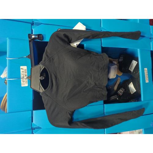 Size M CRZ YOGA Seamless Long Sleeve Shirts for Women Workout Athletic Crop Tops Cropped Running Gym Yoga T-Shirts