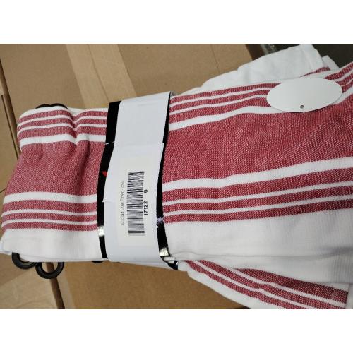 All-Clad Dual-Purpose Kitchen Towels: Highly Absorbent - 100% Cotton, 17x30 Dish Towels for Cleaning & Drying Dishes & Glassware, 6-Pack, Chili